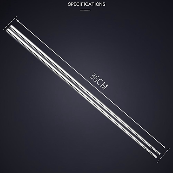 Stilige og holdbare 14 tommers anodiserte titan spisepinner