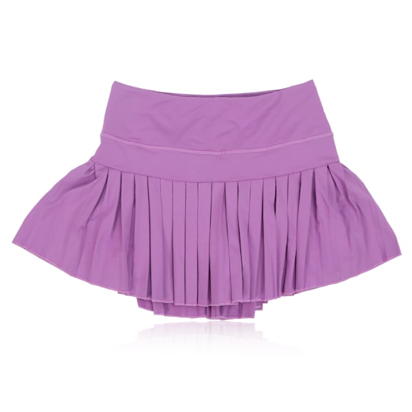 Pleated Tennis Skirts Pockets Athletic Skorts Running Workout Purple Sports Skirt for Women XXL