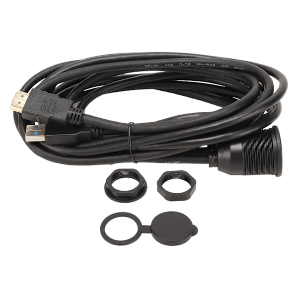Forsænket monteringsforlængerkabel Dual Ports USB3.0 High Definition Multimedia Interface-kabel