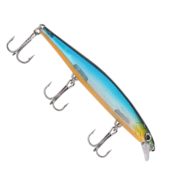 HENG JIA 11CM Levende Lokvogels Kunstmatige Minnow Vislure Met Haken (A)