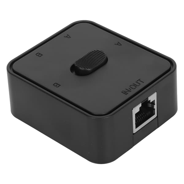RJ45 CAT6 2 Porte Gigabit Netværk Switch 2 i 1 Ud Netværkstast Tryk Splitter Switch 1 i 2 Ud Strømfri Netværk Switch