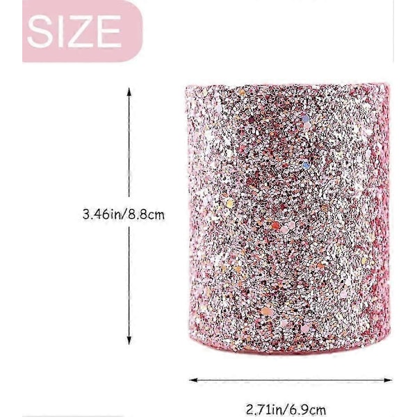 Glitterhållare, Blingdesign, Stilren skrivbordsorganisatör_SZXM