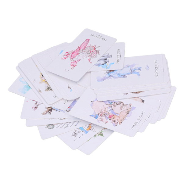 78 Decks The Linestrider Tarot Vackra Mönster Belagd Pappersprognoskort Spel