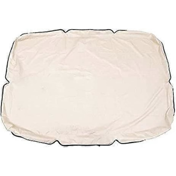 Parvekkeen varjostuspeite, ulkopuutarhakeinun istuinsuojat, vedenpitävät ulkokatokset, keinun aurinkosuoja (Beige)