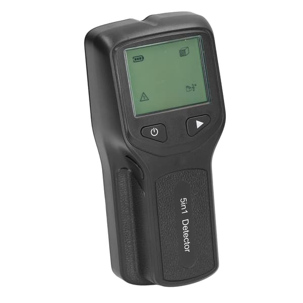 5 i 1 Stud Finder Multifunktionel Vægscanner LCD Elektronisk Metal Studs Detektor HW430Black