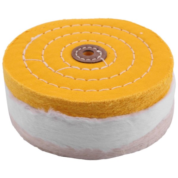 5 st 15 cm polerskivor för bänkslipmaskin med polering