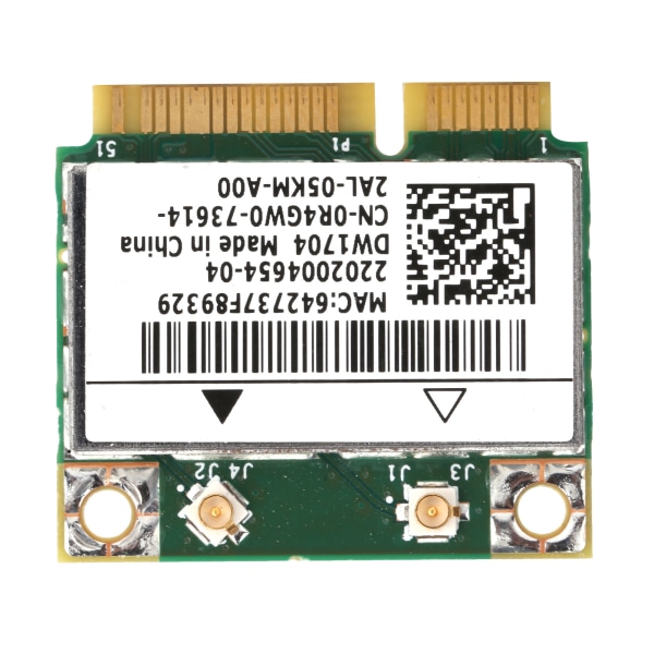 Langaton verkkokortti Mini PCI-E Wifi Bluetooth sovitin Dell xps 2710 17tr bcm943142hm