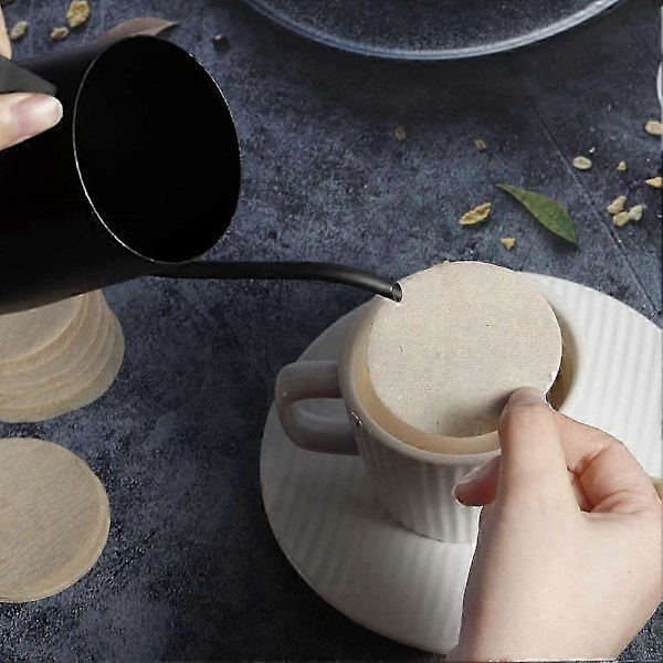 1000 st Kaffefilter, Ersättningsrunda Kaffefilter, Engångsfilter av papper kompatibla med Kaffefilter