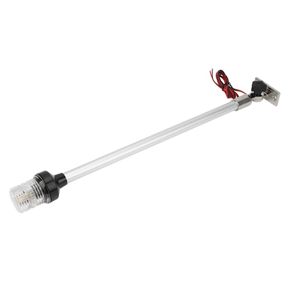 22 tommers båt ankerlys 360° Rundt LED hekkstanglys 316 rustfritt stål base for fiskebåter yacht skip