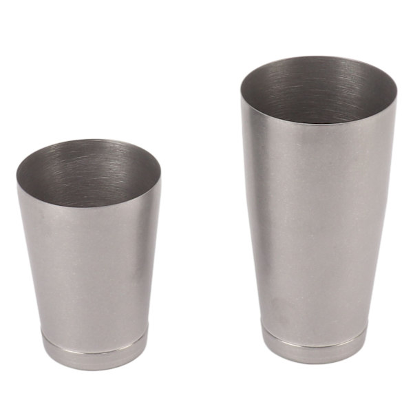 304 Rustfrit Stål Cocktail Shaker 2 Sektioner Bartending Mixer Bar Vinkop Shaker Antik Finish med Bundkop