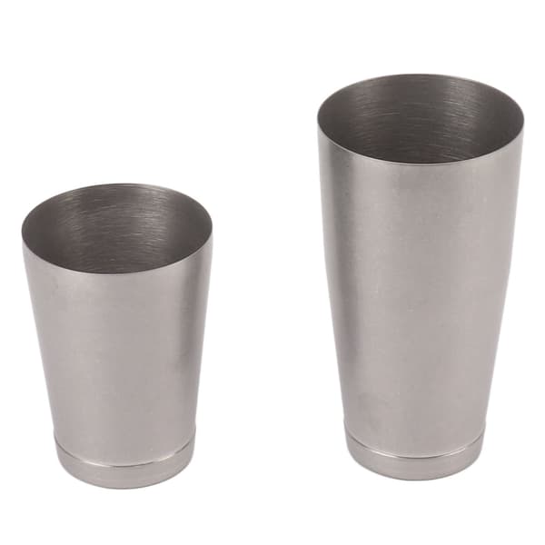 304 rustfritt stål cocktailshaker 2-delt bartenderblander Barvinkoppshaker Antikk finish med bunnkopp
