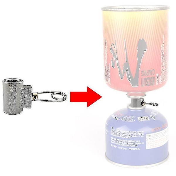 Deler Utendørs Camping Fjellvandring Komfyr Adapter Gassbeholder Inflasjonsventil Gassbeholder Gjensidig Fyllingsforsegling Camping Propan Gassbeholder Adapter