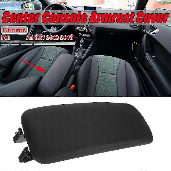 Mittkonsol Armstöd Övre Armlock Kompatibel med A1 8X1 8XK 2012-2018 8X0864245B Svart Mittarmstödsskydd