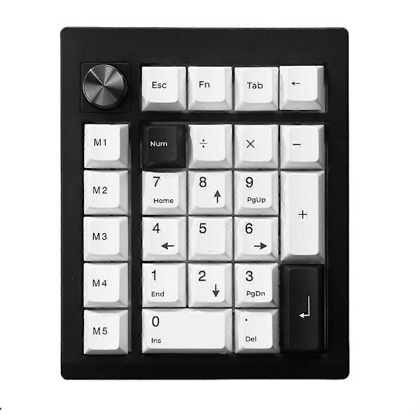GMK26 Bluetooth Mekanisk Tastatur til Win/Mac Understøtter QMK/VIA Sort