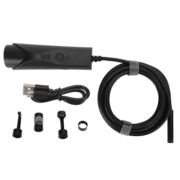 WiFi Borescope 8mm kamera HD 1080P IP67 vandtæt trådløst endoskop inspektionskamera med 6 LED'er til Android til IOS 3 Meter/9.8ft