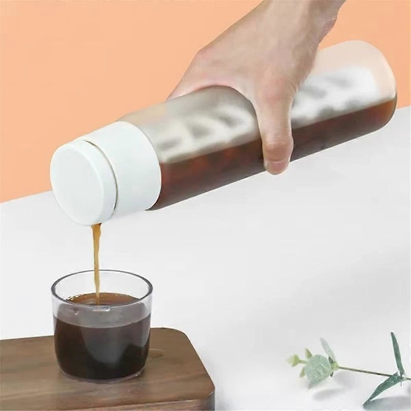 Koldbrygget kaffemaskine med frostet glas, indbygget filter som vist51