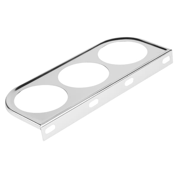 Chrome 52mm 2 tommer Universal Multi-Hull Meter Gauge Pillar Mount Pod Holder Bracket Sølv