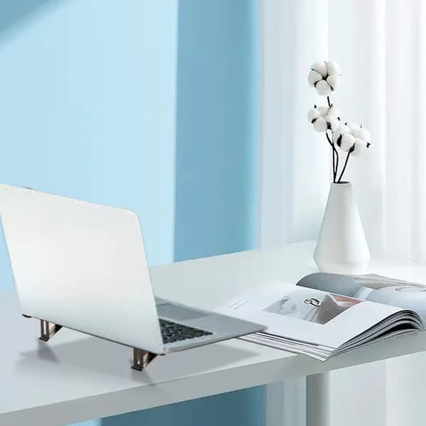 2 stk. bærbar PC-stativ, lite bærbart ergonomisk design, sterk stabilitet, holder for bærbar datamaskin