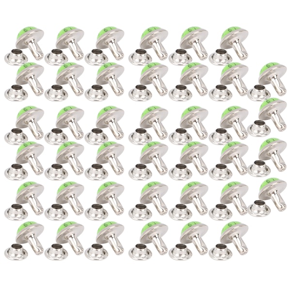 40 kpl 8 mm pyöreä turkoosi niitti nastat piikit rannekoru vaatteet koriste DIY käsityöt lisävaruste11#