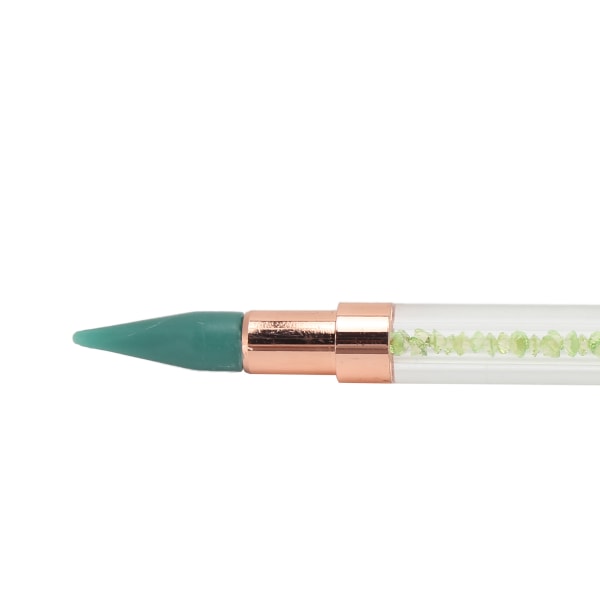 Grön Dual Ended Dotting Penna för manikyr Nail Art green
