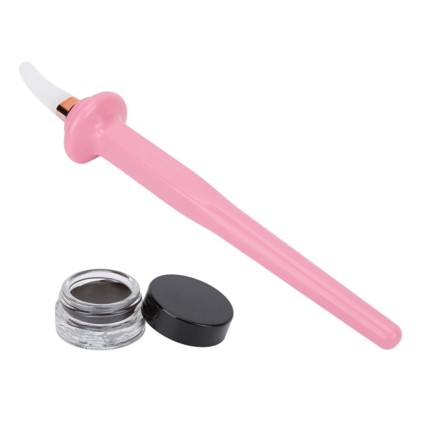 3 stk Silikon Eyeliner Applikatorverktøy Profesjonelt Vanntett Langvarig Eyeliner Guide Wand Set Rosa