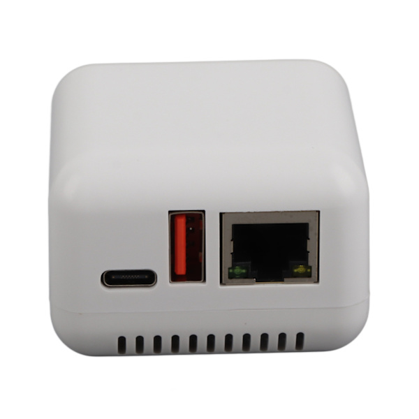 USB 2.0 Nätverksskrivarserver 5V LAN Print Share Server Trådlös skrivarserver för Windows XP för Android för Linux 3.4 100‑240V US-kontakt