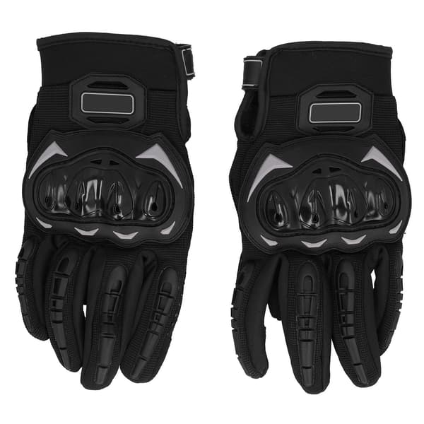2PCS Motorcykelhandskar Ledande Mesh Plastprick Frisk Tyg Män Kvinnor Bär UtrustningM