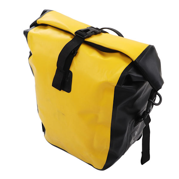 Sykkel bakre rack bag utendørs vanntett sykkelsete bag for langdistanse sykling sykling gul 15L liten