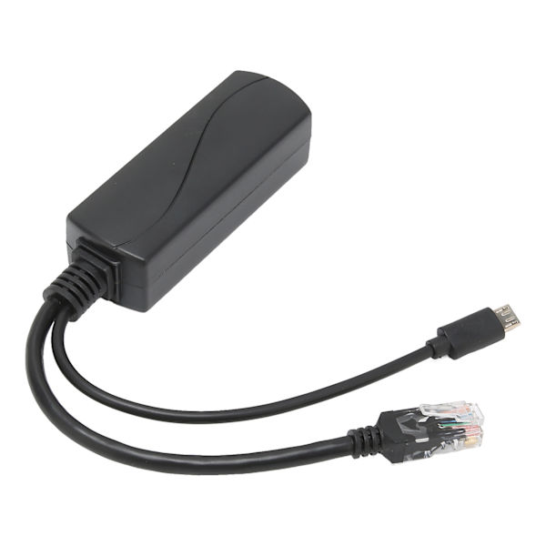 POE-jakaja, USB-liitäntä, eristys, suojaus, tukee IEEE 802.3af -standardia, aktiivinen POE-jakajasovitin koteihin ja toimistoihin