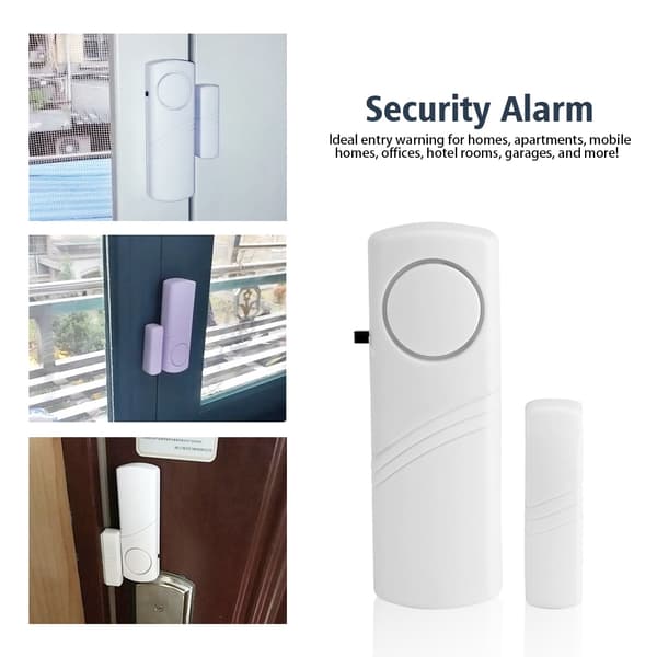 Trådløst Hjem Vindusdør Inngang Tyverisikring Tyverialarm System Magnetisk Sensor