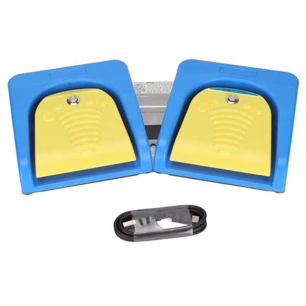 USB fodpedal 2 positioner 4 taster dobbeltkontakt dobbelt tilstand forbindelse programmerbart computer tastatur til instrumentkontrol