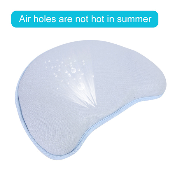 Memory Foam Baby Pillow Forhindrer Fladt Hoved Baby Shaping Pude Nyfødte Pude