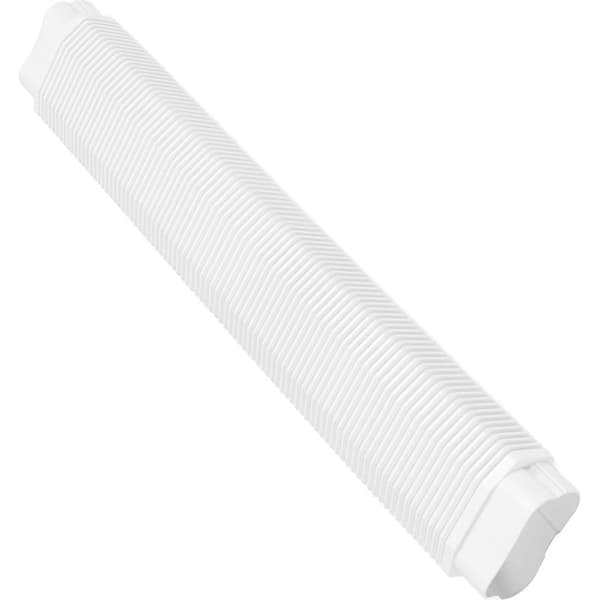 Dekorativt fleksibelt PVC-rør til udendørs kobberrør til aircondition, model 435, lige linjebeskyttelse.