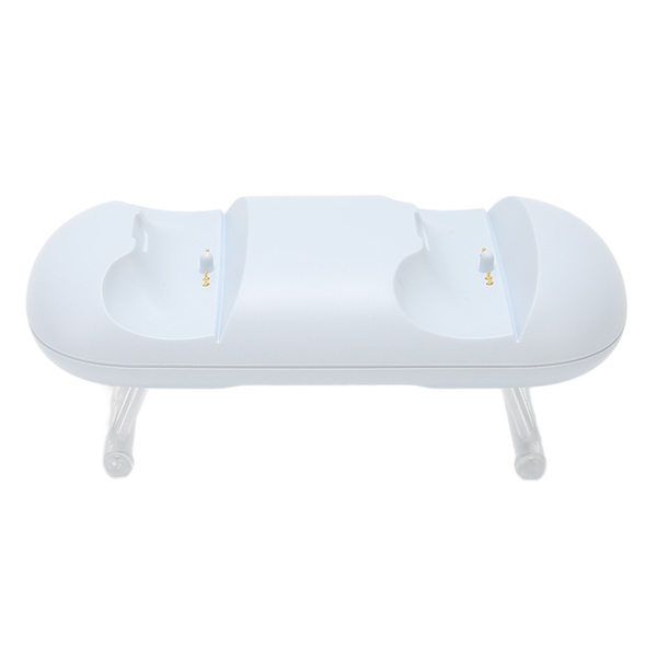 Kontroll laddningsstation snabbladdning LED-indikator Multi Protection Dual laddningsdocka för PS5 Vit