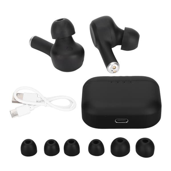 Översättarhörlurar Bluetooth 5.2 Stöder 84 Språk 5 Lägen Brusreducerande Trådlösa Översättarhörlurar Svarta