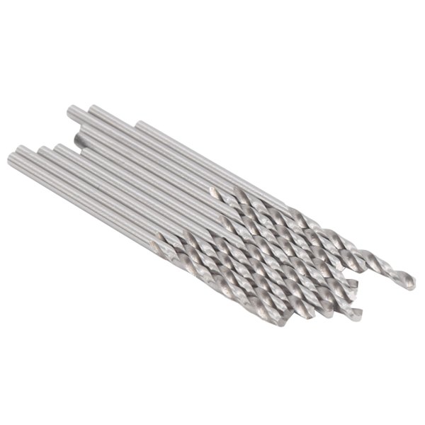 10 st spiralborrset set rakt skaft industritillbehör 1,55 mm