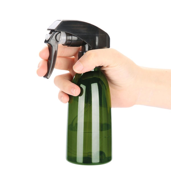Genopfyldelig plastikfrisørsprayflaske Vandsprøjtesalon Frisørværktøj (mørkegrøn)