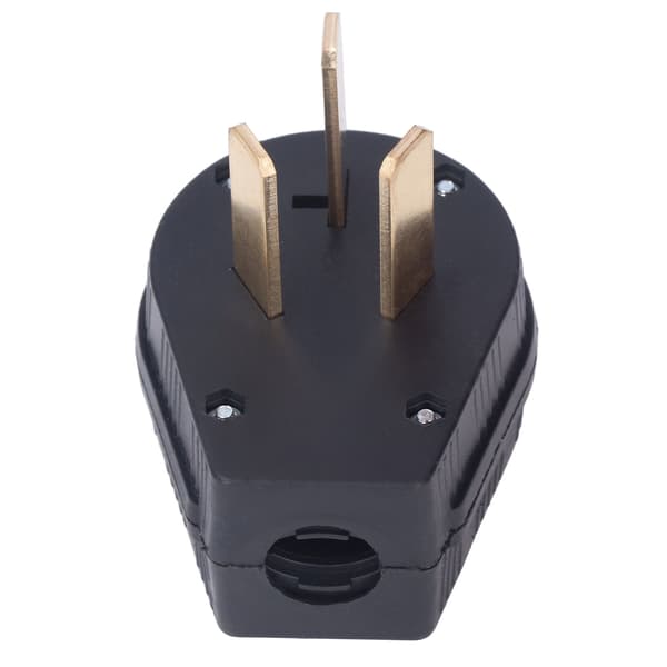 3-benet industriel lige stik messingkontakter hanstik US standard 50A 125V/250V