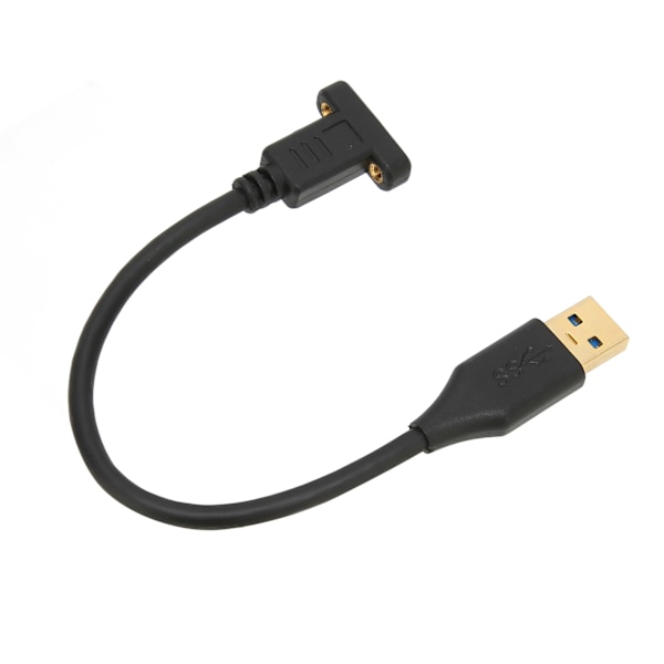 20cm kullattu 5 Gbps:n nopeuden datakaapeli Kestävä PVC USB 3.0 uros - tyyppi C naaraskytkinjohto