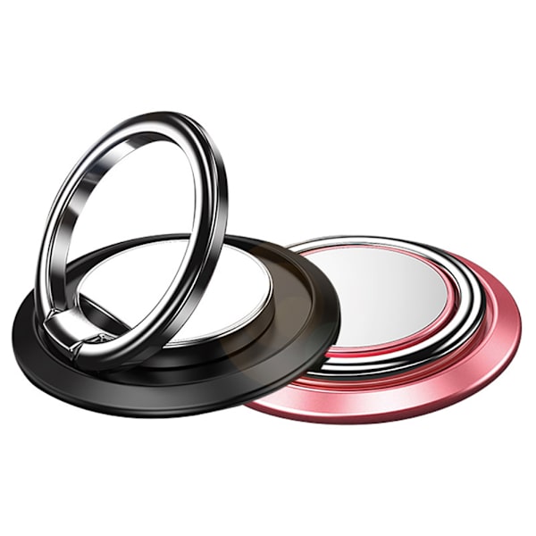 Mobiltelefon Ringholder Stativ Magnetisk Telefon Ring Finger Kickstand 360° Rotasjon Metall Ringgrep
