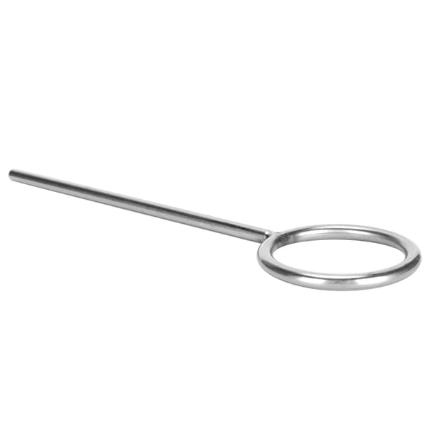 Laboratorie rustfrit stål støttering Robust korrosionsbestandig laboratorieeksperiment 60 mm / 2,4 tommer