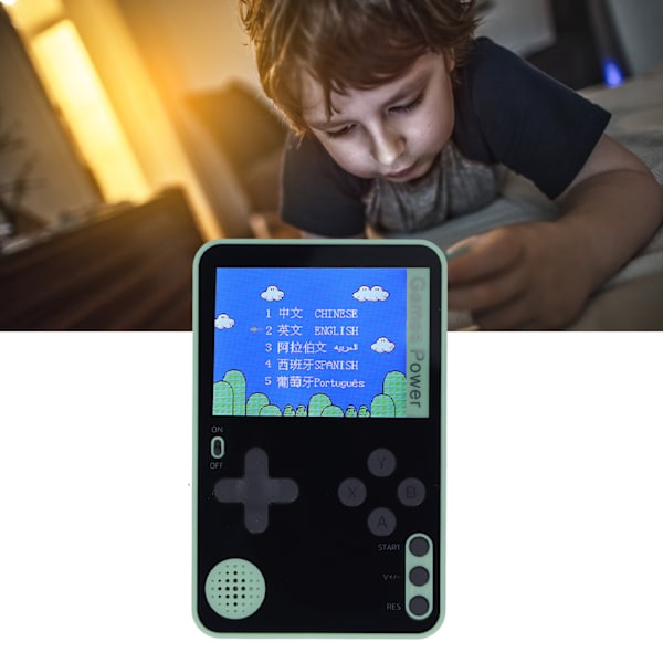 Mini bärbar handhållen spelkonsol med 2,4-tums färgskärm - grön Green