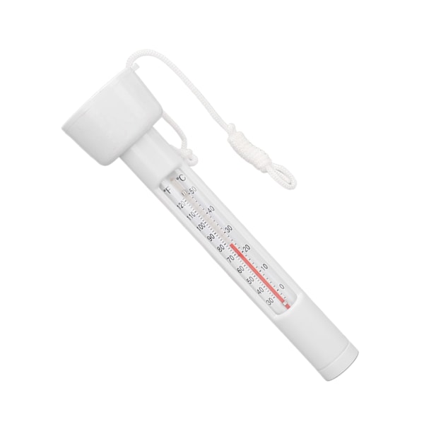 Bassengtermometer Transparent Farge Vanntett Holdbar 0 til 50℃ Enkel Avlesning Svømmebasseng Termometer for Elv