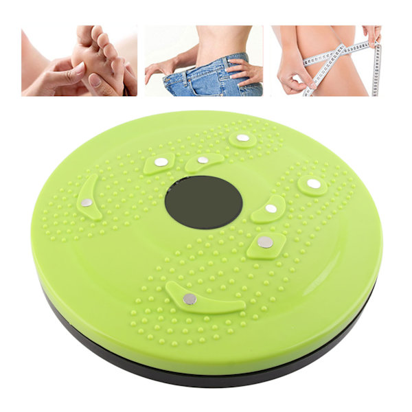 Waist Twisting Disc Manget hoikentava hieronta Waist Twister fitness kotitoimistoon Vihreä