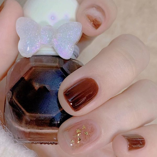 Nagellack Gel Vattenbaserad Hög Glans Blank Hållbar Frostad Nagellack för Damer B11