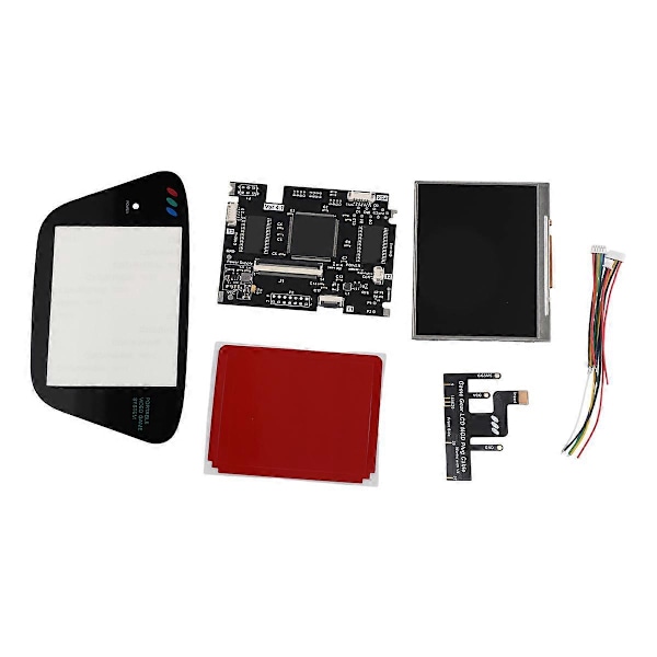 V4 IPS OGS LCD-skjermsett for Game Gear Full Screen V4.0 svart