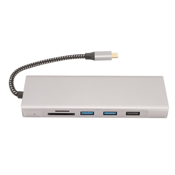 USB C Hub M.2 Interface SSD-hus 8 i 1 100W 5Gbps Overførsel aluminiumslegering USB C dockingstation til Win