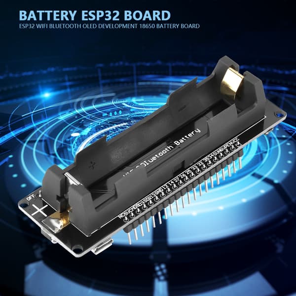 1 kpl pieni ESP32 WiFi- ja Bluetooth-kehityskortti 18650-akulle
