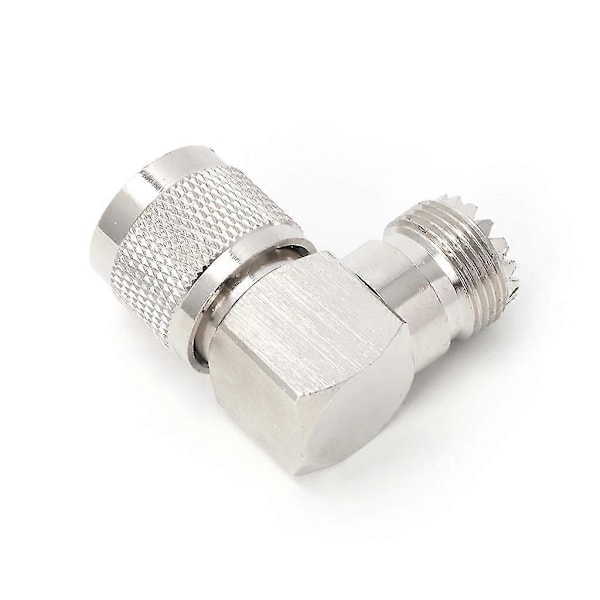 UHF PL259 Han til SO239 Hun Højre Vinkel RF Adapter Konnektor