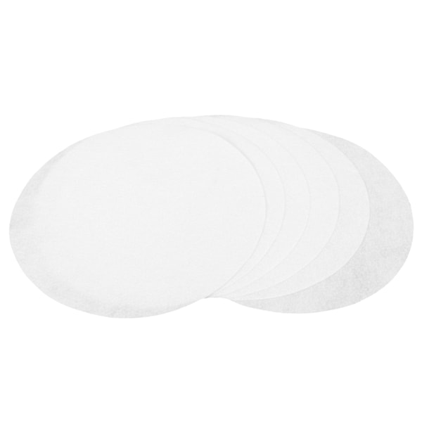 Filtbeskyttelse for tallerkener Anti-friksjons oppbevaringsseparator Isolasjonsmatte Matplate Porselensdeler (Hvit 24PCS)